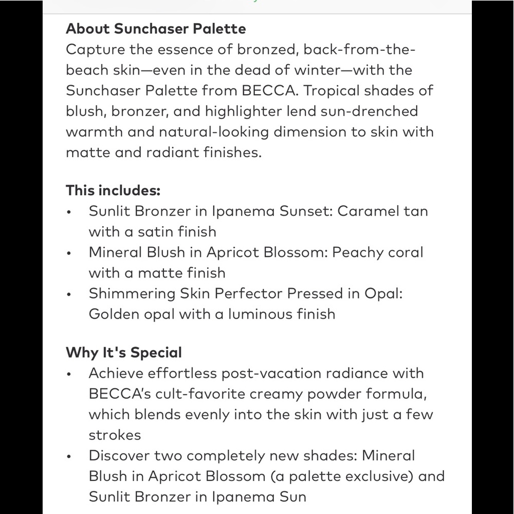 Becca Sunchaser Palette - Picture 4 of 5